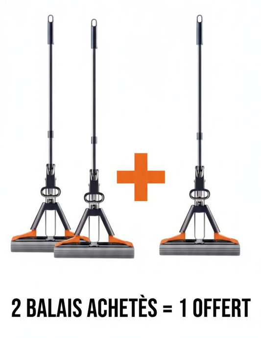 🎁 PROMO LIMITÉE : Achetez 2 balais CleanWin, recevez le 3ème OFFERT ! Triple équipement complet pour toute la maison. Économisez 33% maintenant !!