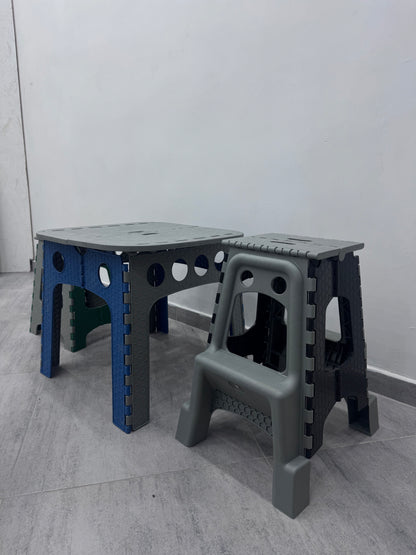 Chaise pliable ultra-robuste pour charges lourdes. Jusqu'à 150 kg. Construction renforcée. Résistant à l'eau. Pour usage professionnel et domestique